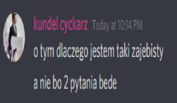 Dlaczego Tomek jest taki zajebisty