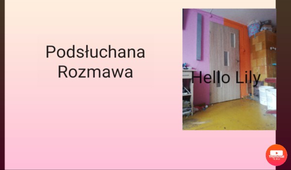 Podsłuchana rozmowa