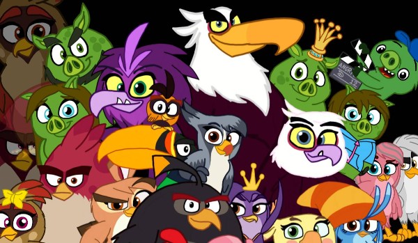 Top 10 moich ulubionych postaci z Angry Birds.