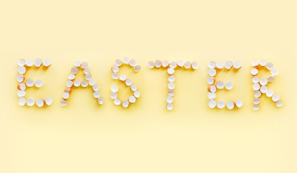 Wielkanocna rozsypanka z liter