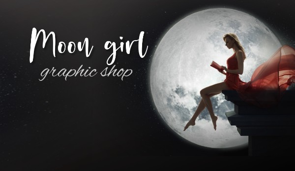 Moon girl graphic shop ~ wystrój dla @MoonieAesthetic