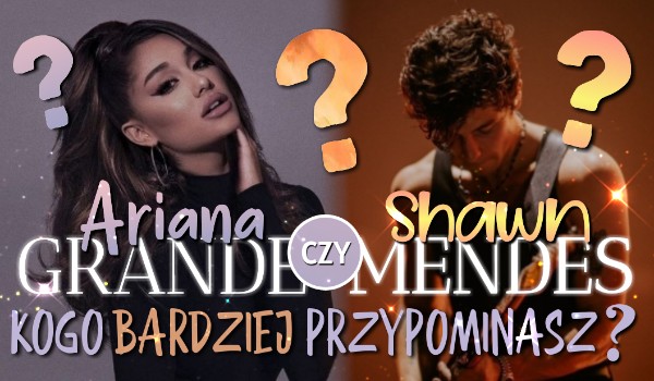 Odpowiedz na pytania związane ze sztuką i przekonaj się, kogo przypominasz bardziej – Arianę Grande czy Shawna Mendesa!