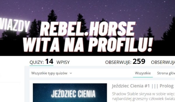 OCENIAM PROFIL @Rebel.Horse