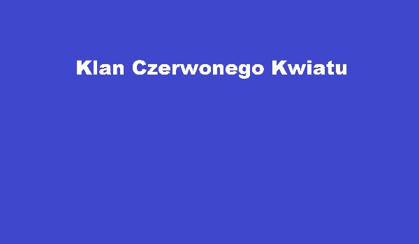 Klan Czerwonego Kwiatu Rangi