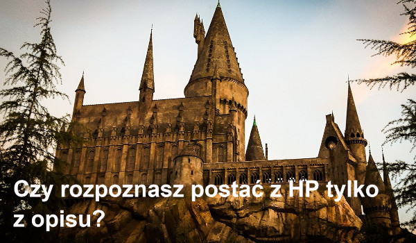 Czy rozpoznasz postać z HP tylko z opisu?