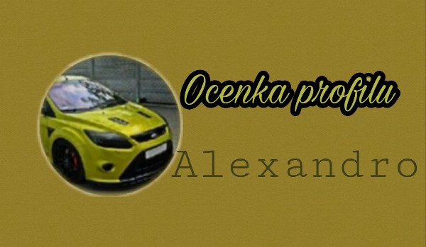 Ocenka profilu Alexandro