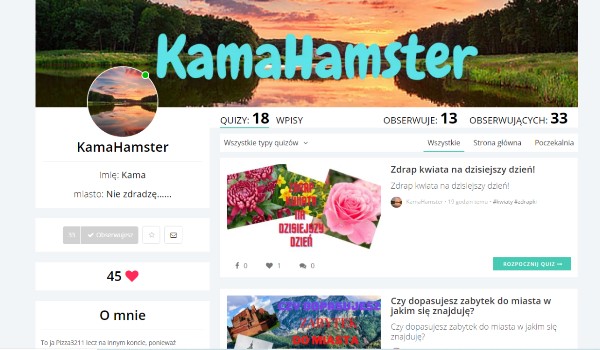 Ocenianie profilu @KamaHamster