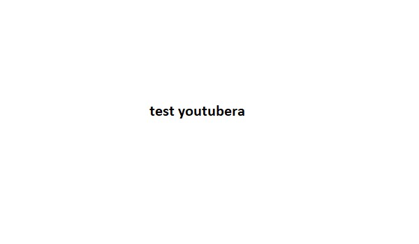 Test youtubera