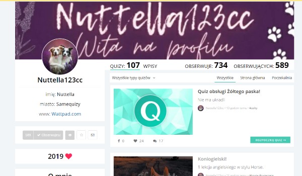 Ocenianie profilu @Nuttella123cc