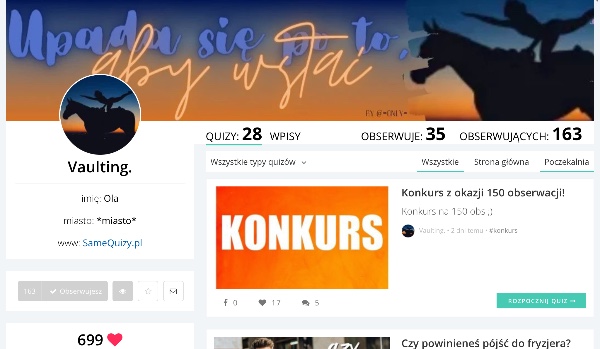 Ocenianie profili – Vaulting.