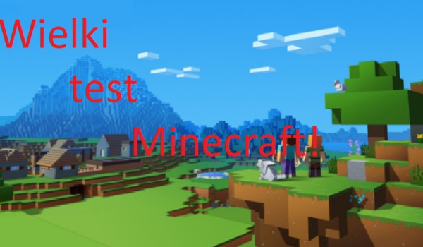 Wielki test minecraft!