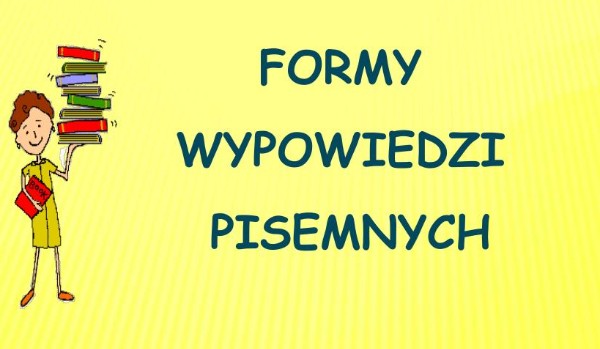 FORMY WYPOWIEDZI