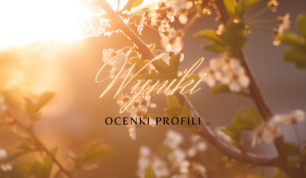 Wyniki ocenki profili