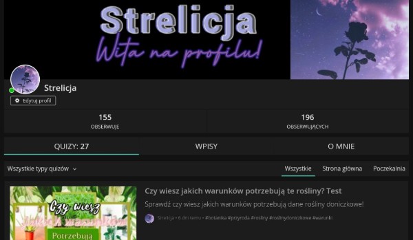 ocenka profilu @strelicja