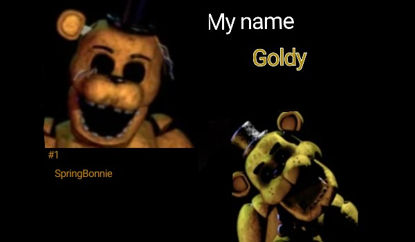 My name Goldy| #1 SpringBonnie