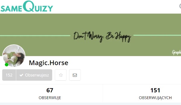 Oceniam profil @Magic.Horse