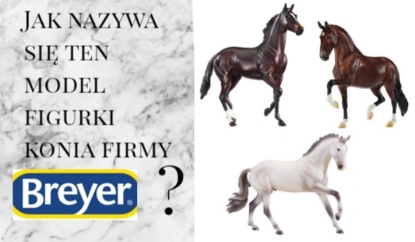 Jak nazywa się ten model konia firmy Breyer?