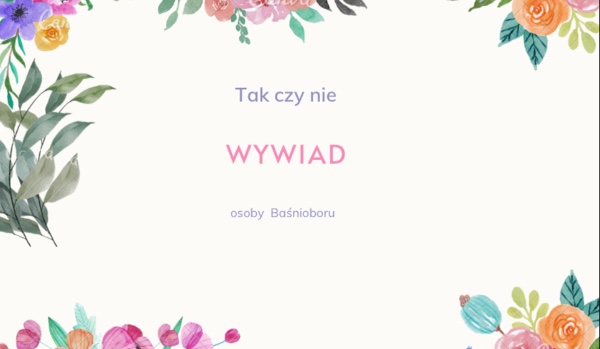 Tak czy nie wywiad *2