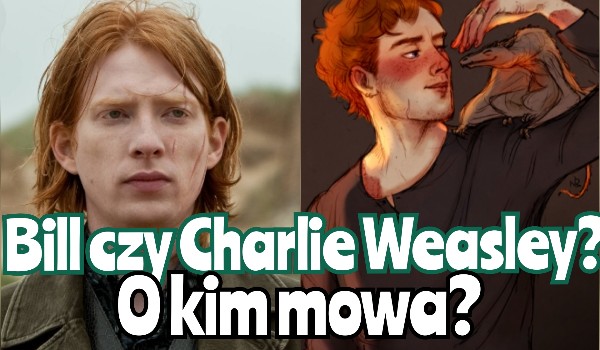 Bill Wealsey czy Charlie Weasley? – O kim mowa?