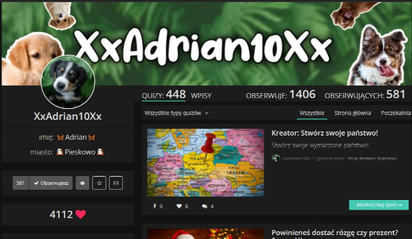 Ocena profilu XxAdrian10Xx