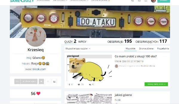 Ocena profilu @Krzysieq
