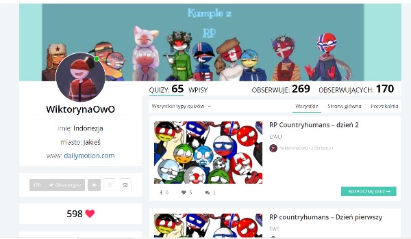 Ocena profilu @WiktorynaOwO