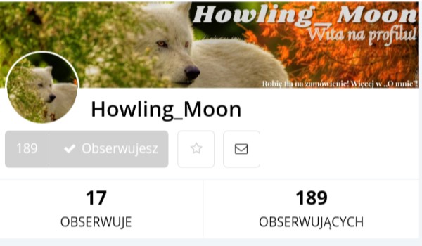 Ocenianie profilu @Howling_Moon