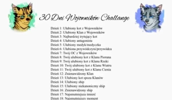 30 dni z wojownikami day 2
