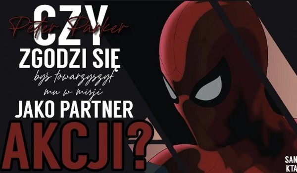 Czy Peter Parker zgodzi się byś towarzyszył mu w misji, jako jego partner akcji?