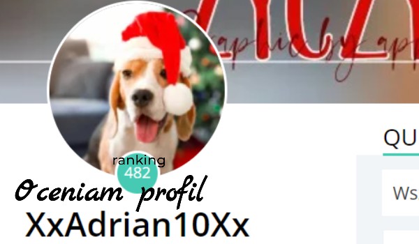 Ocena profili – oceniam profil @XxAdrian10Xx