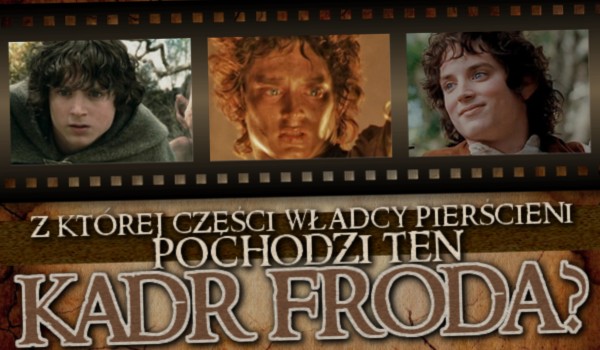 Z której części filmu ”Władca Pierścieni” pochodzi ten kadr Froda?