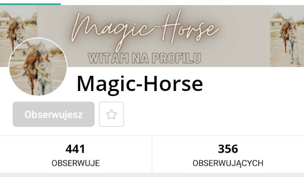 Ocenianie profilu @Magic-Horse