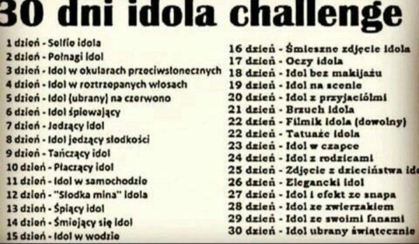30 dni idola challenge #4