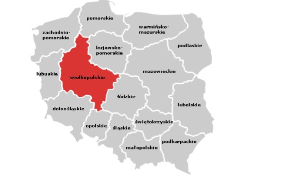 Czy rozpoznasz powiaty z województwa Wielkopolskiego po konturze?