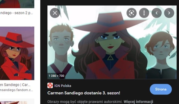 bajka Carmen Sandiego!!!!!