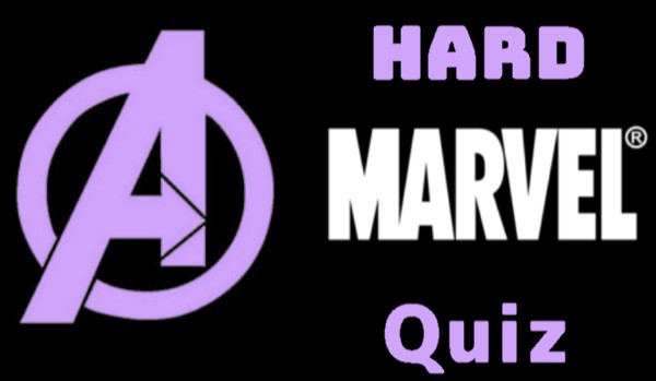 Hard Marvel Quiz