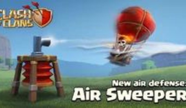 ulepszenie Air Sweeper clash of clans