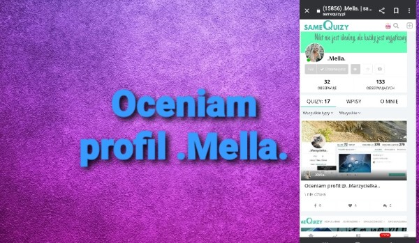 Oceniam profil @.Mella.