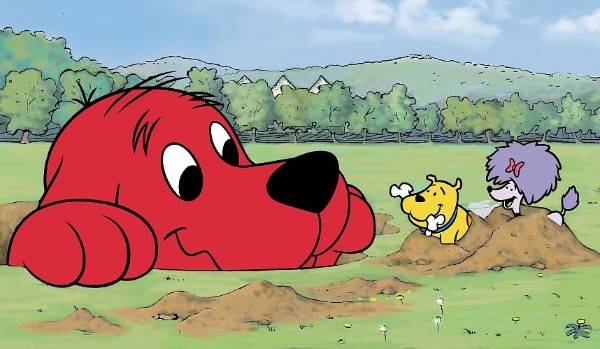 Test z bajki dzieciństwa-Clifford Wielki Czerwony Pies