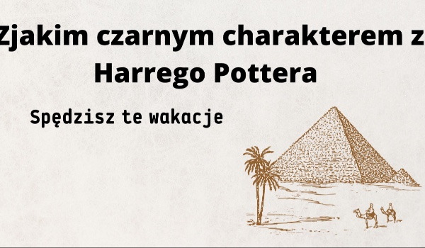 Z jakim czarnym charakterem z Harrego Pottera spędzisz wakacje ?
