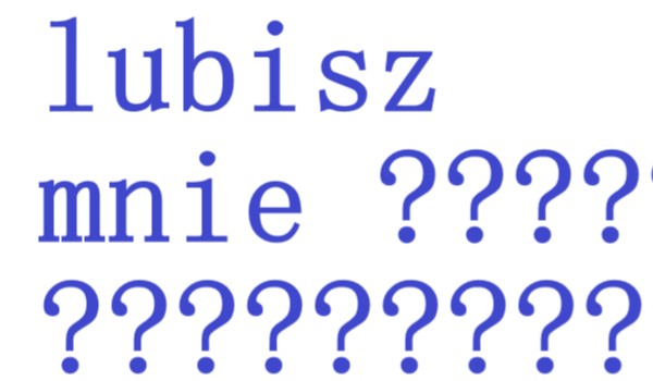 Czy lubisz mnie