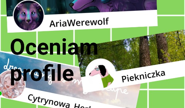 Oceniam profile @AriaWerewolf @Piekniczka @Cytrynowa_Herbatka