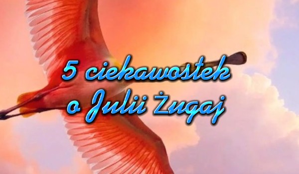 5 ciekawostek o Julii Żugaj