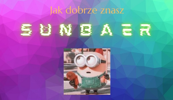Jak dobrze znasz @Sunbaer?