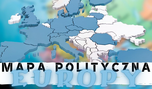 Mapa polityczna Europy – Litery!