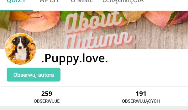 Oceniam profil @.puppy.love.