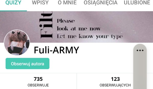 Oceniam profil @Fuli-ARMY
