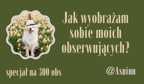 Jak wyobrażam sobie moich obserwujących? | @Asuinu