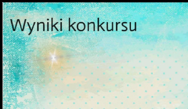 Wyniki konkursu