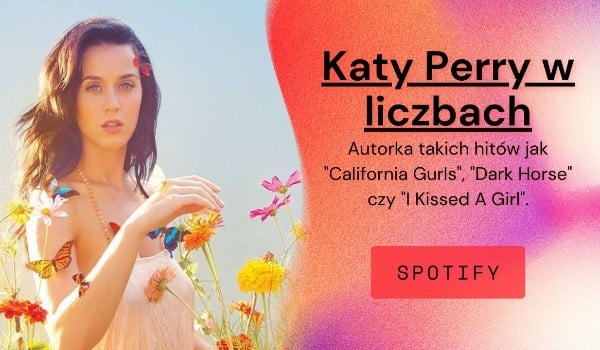 Katy Perry w liczbach – Spotify